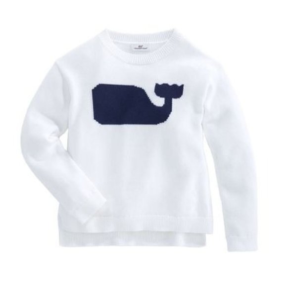 Vineyard Vines Other - NWT Vineyard Vines Girls Whale Sweater White 7-8